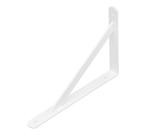 Кронштейн усиленный, 300 х 200 х 30 х 4 мм, белый Сибртех