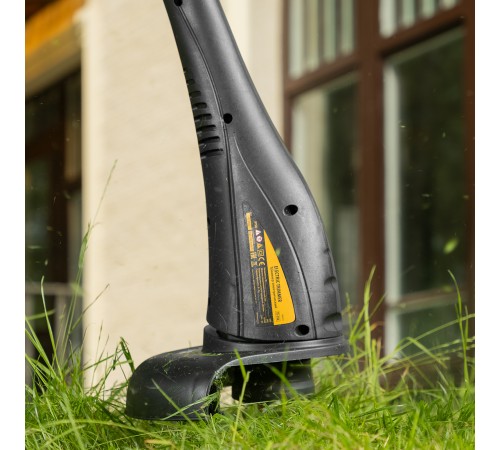 Триммер электрический TE-350, 350 Вт, 260 мм, катушка полуавтомат// Denzel