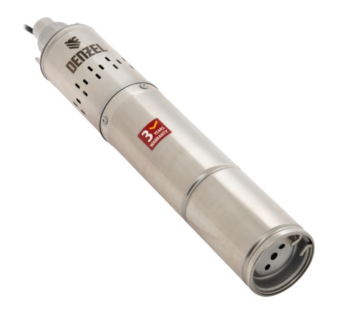 Скважинный насос DWS-4-100, винтовой, диаметр 4", 800 Вт, 1700 л/ч, напор 100 м Denzel Скважинный насос DWS-4-100, винтовой, диаметр 4", 800 Вт, 1700 л/ч, напор 100 м Denzel