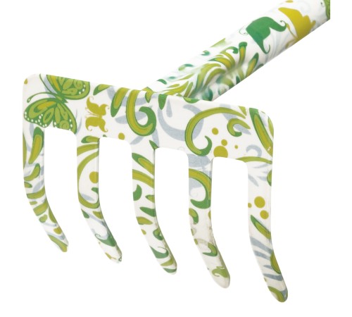 Грабли 5 - зубые, 85 х 310 мм, стальные, пластиковая рукоятка, Flower Green, Palisad Грабли 5 - зубые, 85 х 310 мм, стальные, пластиковая рукоятка, Flower Green, Palisad