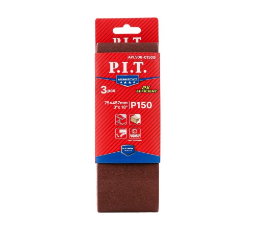 Лента шлифовальная P.I.T. APLS08-0150G