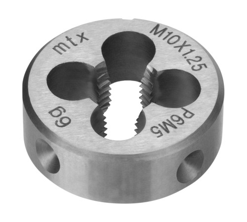 Плашка М10 х 1.25 мм, Р6М5 MTX