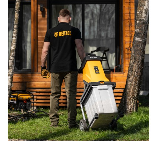 Измельчитель садовый электрический ECS-2700, 2700 Вт, 40 мм Denzel