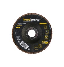 Зачистной круг лепестковый Hanskonner H9010-01-125x22-100ZTC