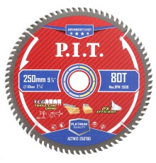 Диск пильный по дереву P.I.T. ACTW12-250T80