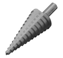 Сверло ступенчатое по металлу, 6-8-10-12-14-16-18-20-22-24-26-28-30мм, 4241 Сибртех