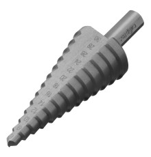 Сверло ступенчатое по металлу, 6-8-10-12-14-16-18-20-22-24-26-28-30мм, 4241 Сибртех