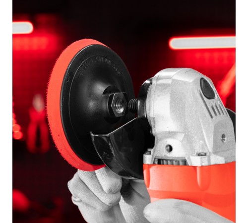 Насадка для дрели и УШМ с липучкой, 125 мм Matrix