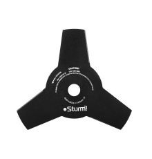 Нож ТРЕХЛЕПЕСТКОВЫЙ для триммера, 255mm*1,4 Sturm! Нож ТРЕХЛЕПЕСТКОВЫЙ для триммера, 255mm*1,4 Sturm!