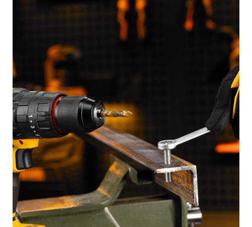 Сверло-метчик М8 х 1,25 мм, Р6М5// Denzel