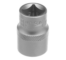 Головка торцевая 1/2, Е22, CrV Stels