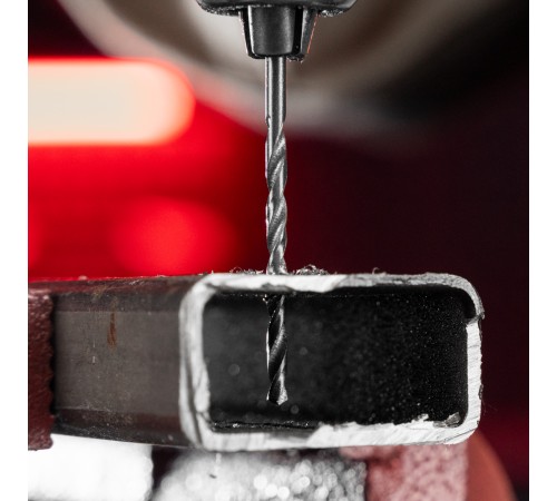 Сверло по металлу, 2.5 мм, полированное, HSS, 10 шт, цилиндрический хвостовик Matrix