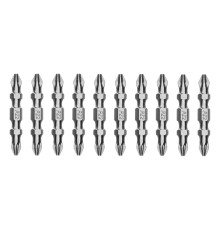 Бита двухстор., PH2-PZ2х45мм, сталь S2, 10шт. Gross