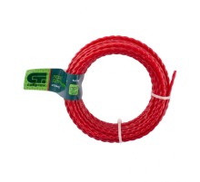 Леска для триммера овальная витая, 3.0 мм х 10 м, Сибртех