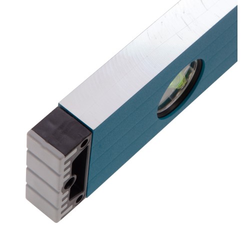 Уровень алюминиевый, 1000 мм, усиленный с ударопрочными заглушками, рукоятки, 3 глазка Gross