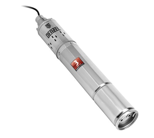 Скважинный насос DWS-3,5-100, винтовой, диаметр 3,5", 800 Вт, 1700 л/ч, напор 100 м Denzel Скважинный насос DWS-3,5-100, винтовой, диаметр 3,5", 800 Вт, 1700 л/ч, напор 100 м Denzel