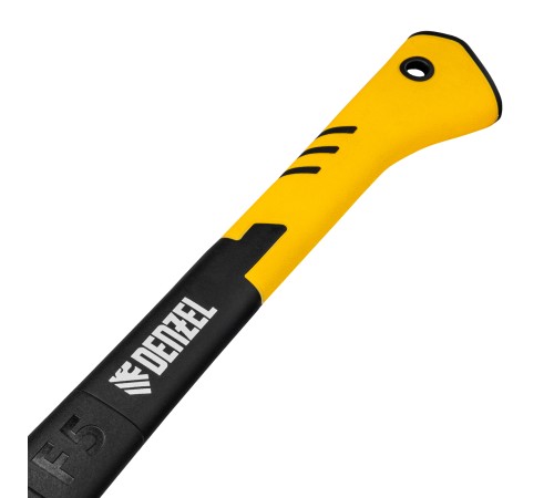 Топор-колун, F5, 1100 гр, двухкомпонентная рукоятка, 500 мм// Denzel