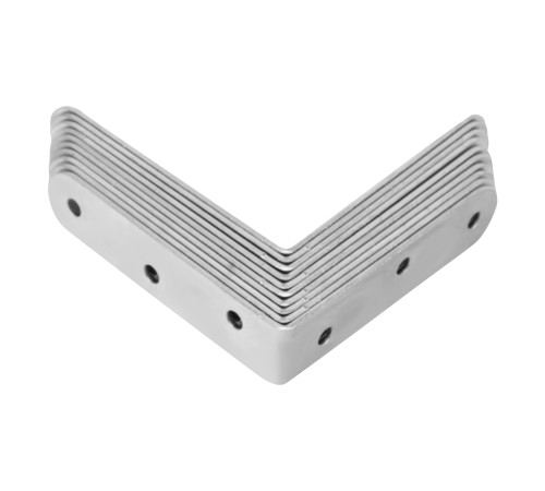 Кронштейн МК 80 х 80 мм, цинк, 10 шт, (Металлист)