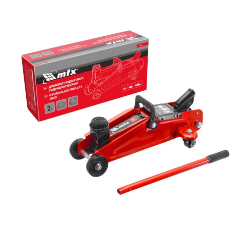 Домкрат гидравлический подкатной, 2 т, 135-320 мм MTX