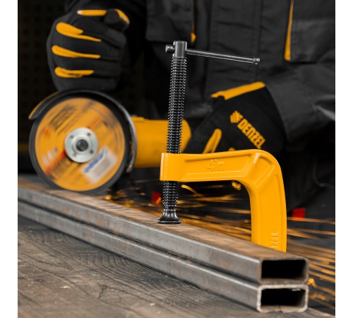 Струбцина G-образная, усиленная, 100 мм Denzel