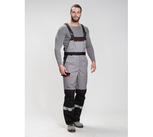 Костюм Сервис IMP (тк.Смесовая,240) п/к, серый/черный