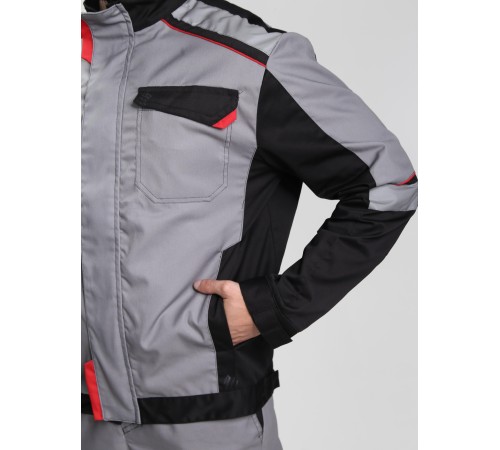 Костюм Сервис IMP (тк.Смесовая,240) п/к, серый/черный