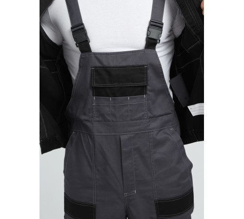 Костюм Виват-2 Премиум CH МВО (тк.Смесовая,240) п/к, т.серый/черный/св.серый