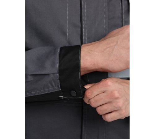 Костюм Виват-2 Премиум CH МВО (тк.Смесовая,240) п/к, т.серый/черный/св.серый