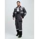 Костюм Виват-2 Премиум CH МВО (тк.Смесовая,240) п/к, т.серый/черный/св.серый
