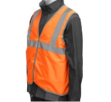 Жилет сигнальный, оранжевый, размер XXL Сибртех