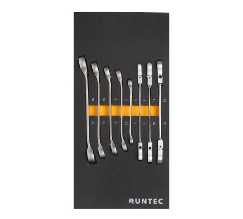 RUNTEC RT-HT273STD-7G Тележка инструментальная 7 полочная Standart серая с комплектом инструмента, 273 предмета RUNTEC RT-HT273STD-7G Тележка инструментальная 7 полочная Standart серая с комплектом инструмента, 273 предмета