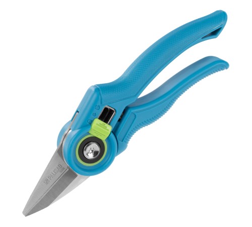Секатор цветочный, 215 мм, регулировка захвата, пластиковые рукоятки, LUXE Palisad