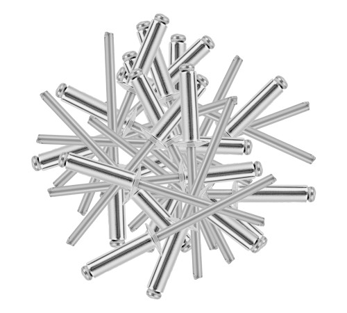 Заклепки алюминиевые, 5/32"-5/8", 4 х 15 мм, 50 шт Denzel