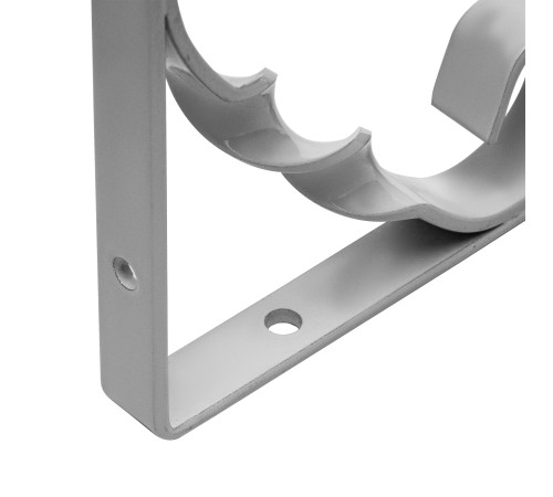 Кронштейн декоративный, 150 х 150 мм, белый Сибртех