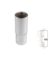 Головка торцевая глубокая шестигранная 1/2", 22 мм AFFIX AF00140022