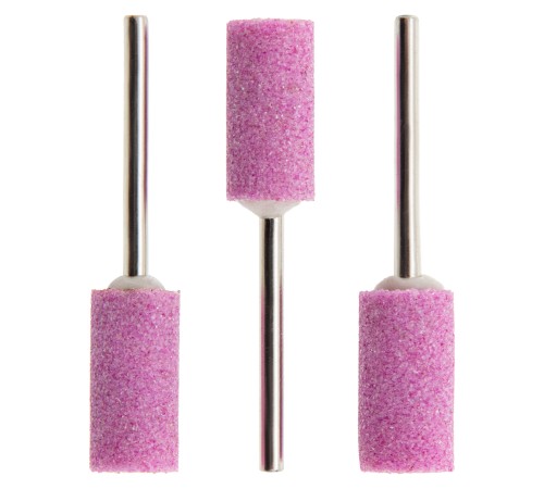 Шарошка абразивная, цилиндр, 10 x 20 x 3 мм, F80, 3 шт Matrix