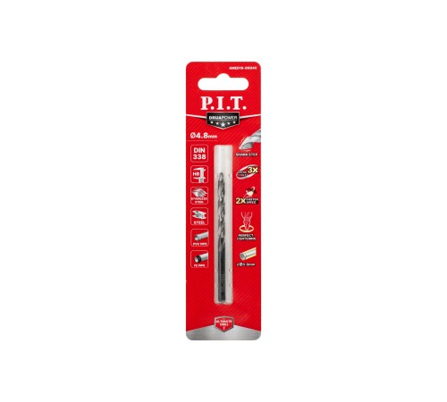Сверло по металлу самоцентрирующееся P.I.T. DRUA AMED16-0004C