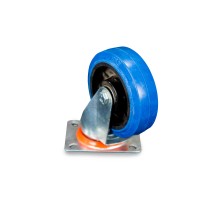 Колесо поворотное из эластичной резины MW150 150 мм Колесо поворотное из эластичной резины MW150 150 мм