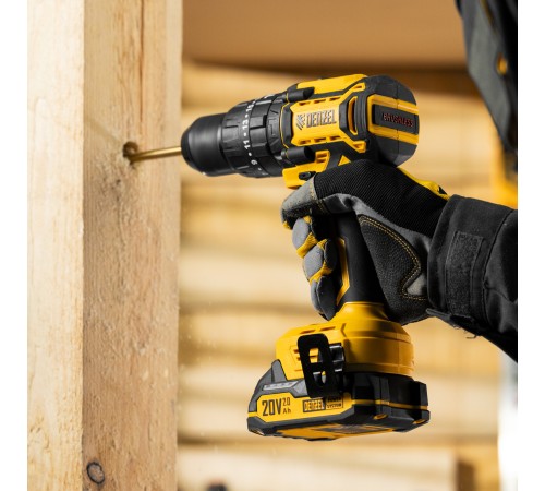 Дрель-шуруповерт аккумуляторная ударная бесщет. CIDH-BL-20, Li-Ion, 20 В// Denzel