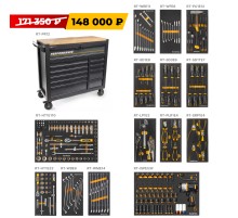 RUNTEC RT-HT273PR12 Тележка инструментальная 12 полочная Performance с комплектом инструмента, 273 предмета