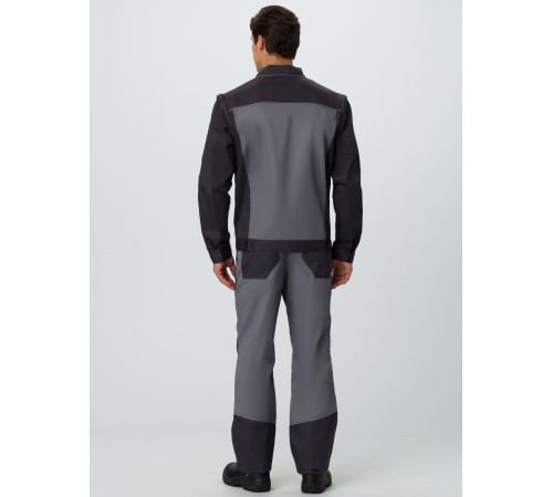 Куртка-трансформер Лидер IMP (тк.Смесовая,240), т.серый/св.серый