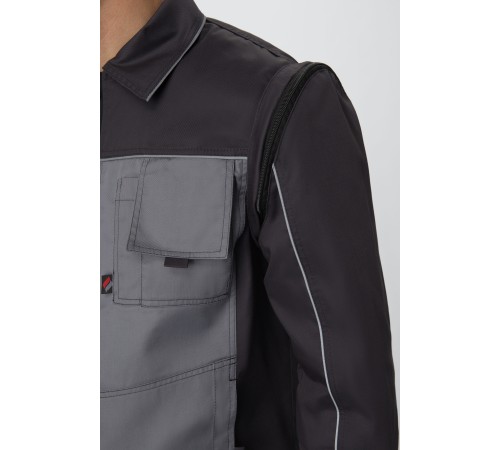 Куртка-трансформер Лидер IMP (тк.Смесовая,240), т.серый/св.серый