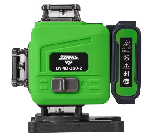 Лазерный уровень AMO LN 4D-360-2 с зеленым лучом Лазерный уровень AMO LN 4D-360-2 с зеленым лучом