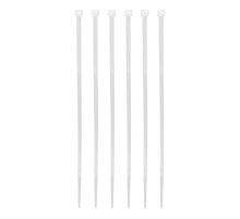 Хомуты, 200 x 3.6 мм, пластиковые, белые, 100 шт Сибртех