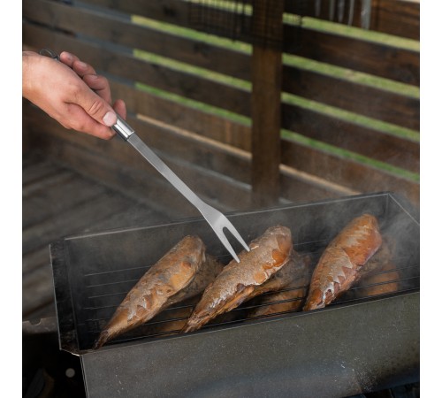 Набор приборов для барбекю 2 предмета в блистере Camping Palisad