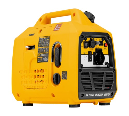 Генератор инверторный GS-1100iS, 1,1 кВт, 230 В, закрытый корпус, ручной старт DENZEL