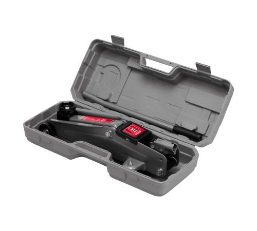 Домкрат гидравлический подкатный, 2 т, высота подъема 135-385 мм, в пластиковый кейсе Matrix