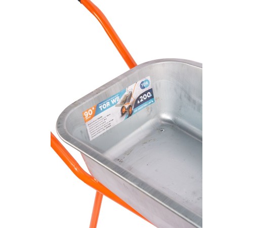 Тачка строительная 90 л 200 кг TOR WB двухколесная Тачка строительная 90 л 200 кг TOR WB двухколесная