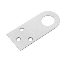 Проушина прямая, 2 мм, 90 х 40 мм, цинк Сибртех