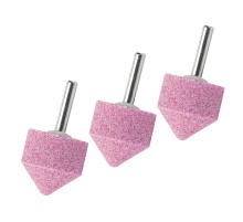 Шарошка абразивная, конус, 32 x 32 x 6 мм, F46, 3 шт Matrix